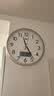康巴丝（Compas）挂钟客厅静音走时卧室简约日历石英钟表挂墙时钟 c2855Y 金色26cm 实拍图