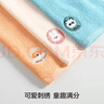 无印良品儿童毛巾3条装7A级抗菌新疆棉A类纯棉柔软亲肤适合宝宝毛巾口水巾 实拍图