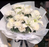 钰尚清明节菊花花束扫墓祭奠祭祀悼念鲜花速递同城北京上海广州配送店 款12(11朵混搭菊花加2支百合)E 实拍图