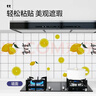 quatrefoil 厨房贴纸防油防水墙纸自粘灶台橱柜贴纸0.6*3米柠檬 实拍图