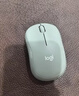 罗技（Logitech）M221 轻音鼠标 无线鼠标 办公鼠标 对称鼠标 带无线微型接收器 薄荷绿 实拍图