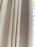 铭聚布艺（MINGJU）窗帘 全遮光窗帘成品窗帘布遮阳帘涤塔夫奶油色挂钩式2.0*2.4单片 实拍图