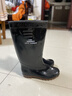 胜丽 雨鞋高筒防水鞋户外雨天耐磨胶鞋不易滑雨靴黑色41码 1双 实拍图