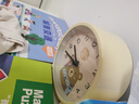 码仕闹钟卡通儿童创意小闹钟可爱夜光学生床头钟懒人电子钟 黄色小熊开学季礼物 实拍图