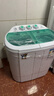 小鸭2.5公斤小型半全自动波轮迷你洗衣机 母婴儿童小洗衣机 出租房家用洗衣机小型洗脱一体XPB25-1637S 实拍图