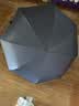 天堂伞 全自动阳伞三折 全自动折叠太阳伞遮阳伞黑胶防晒伞 黛蓝 实拍图
