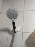 箭牌（ARROW）【焕新补贴】手持花洒头增压淋浴手持单花洒莲蓬喷头硅胶出水孔 按键三档增压【C款银色-单件】 实拍图