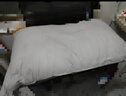 海澜之家（HLA）枕头枕芯一套护颈枕一芯睡眠颈椎病深度睡眠专用男士家用一对装 【7A抗菌】48*74cm-深蓝 一对 中枕 实拍图