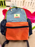 SHUKIKU儿童书包幼儿园背包防丢户外旅游防泼水超轻双肩包橙红S+码 实拍图