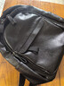 酷咖双肩包女背包大容量羊皮纹防泼水书包时尚潮流户外七夕旅行背包 黑色 实拍图