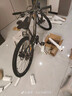 沃雷顿红日300碟刹24变速内走线铝合金车架山地自行车成人学生代步单车 灰黑色26*17寸（建议身高165-180cm） 实拍图