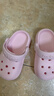 牧童儿童拖鞋夏男宝宝洞洞鞋软底女童卡通洗澡婴幼儿家居鞋萌兔粉160 实拍图