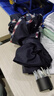 天堂 加大雨伞三折 晴雨两用商务伞经典格纹10骨大雨伞男女 藏青 实拍图