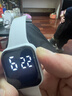 其他品牌高颜值LED手表时尚方形学生科技感超强夜光数字个性运动 太空白 实拍图