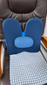佳奥护腰靠垫办公室腰靠记忆棉腰垫靠背垫座椅车用椅人体工学腰垫藏青 实拍图