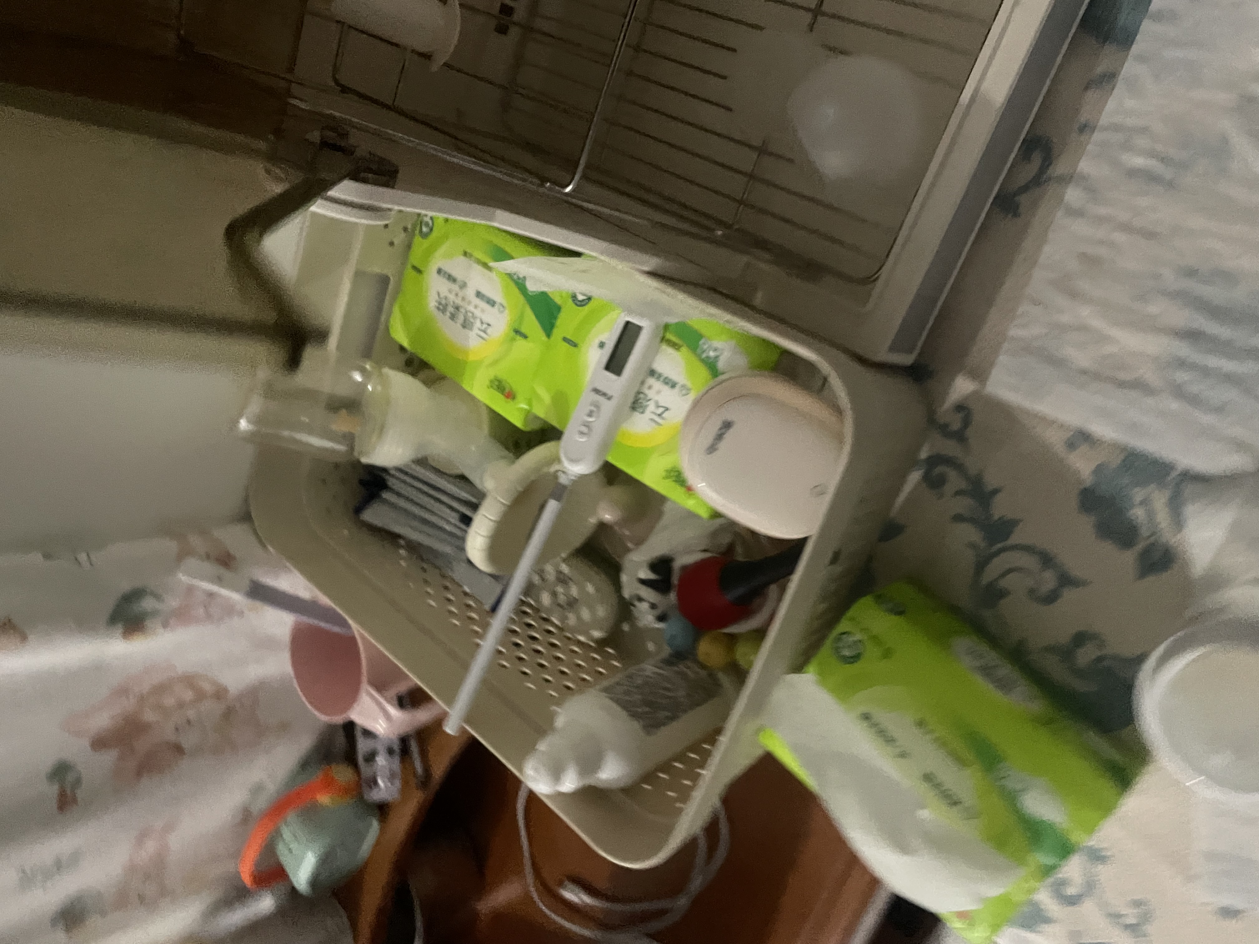 百草园桌面收纳盒收纳筐衣服杂物整理盒零食化妆品整理筐收纳篮家用橱柜 实拍图