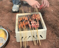 游牧御品 烧烤食材2-3人份 净肉2.2斤 约95串 牛羊肉串鸡翅五花肉炸串烤串 实拍图