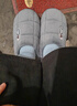 洁丽雅男士包跟棉拖鞋男秋冬季室内居家保暖家居加厚全包毛毛棉鞋女冬天 灰色【收藏加购优先发货】 42-43 (适合41-42码) 实拍图