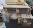 得力（deli）三格桌面收纳盒 抽屉式办公室书桌用品文具文件分类多层储物盒宿舍化妆品首饰整理盒白色PK112 实拍图