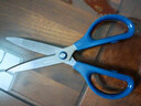 得力（deli）办公生活家用剪刀 小剪子手工剪纸刀 办公用品 蓝色6045-ES 实拍图