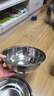 美厨（MAXCOOK）加厚304不锈钢汤盆菜盘套装 食品级洗菜盆揉和面盆打蛋盆MCWA7320 实拍图