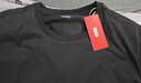 京东京造【超轻舒适】t恤男短袖男士t恤衣服春季休闲打底 黑色 XXXL 实拍图
