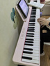 特伦斯电子琴88键成人儿童智能折叠钢琴X61A/V20手卷钢琴键盘乐器 V20樱花粉+专用琴包+Z型琴架 实拍图