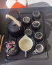 宅轻松 茶具套装家用办公泡茶盘客厅泡茶台功夫陶瓷茶杯茶壶 茶韵12头 实拍图