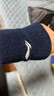 李宁（LI-NING）护腕男女专业运动扭伤防护篮球健身羽毛球擦汗高弹拉伸护手腕套 198藏青色 均码【一只装】 实拍图