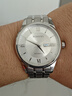 罗西尼（ROSSINI）手表男款 生日礼物机械手表商务简约男表防水钢带白盘515701 实拍图