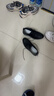 意尔康男鞋商务正装鞋男商务皮鞋时尚打孔结婚鞋 53449W黑色39 实拍图