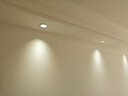 雷士（NVC）LED射灯客厅过道背景嵌入式洗墙小山丘铝材7瓦三色白杯【莲华】 实拍图