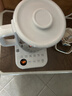 美的（Midea）养生壶大容量煮茶壶炖煮壶电热烧水壶恒温保温自动家用办公室花茶壶玻璃煮茶器煮小米 【简约白】-配滤网 1.5L 实拍图