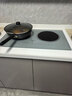 美的（Midea）电磁炉双灶3500W家用大功率左电右陶嵌入式电陶炉不挑锅具电池炉恒匀火灶台耐磨易洁DZ35CT08P 实拍图
