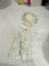 La Chapelle拉夏贝尔女童连衣裙2026新品洋气儿童夏装公主裙宝宝夏季无袖裙子 米色 送帽子 105 建议身高91-105cm 实拍图