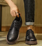 公牛世家【张若昀同款】男鞋春季2026新款休闲皮鞋男士商务正装鞋子男 实拍图