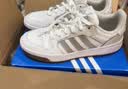 adidas情侣休闲纯棉上衣圆领短袖T恤男女夏季阿迪达斯官方轻运动   米白   XL 实拍图