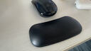 山业（SANWA） 人体工学果冻硅胶腕托 鼠标垫护腕 纯色手腕垫手托 柔软可水洗 游戏办公 BK 黑色 实拍图