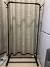 租房神器 简易晾衣架落地室内家用卧室双杆衣帽架挂衣架阳台衣服 85cm-单杆黑【底部置物】 实拍图