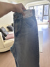 优衣库常规款女装男装宽松廓形牛仔裤/弯刀镰刀裤子479000 482280 479000/62粉蓝色 24 /155/62A 实拍图