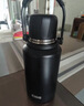 希乐（cille）大容量保温杯户外运动便携水杯男女316不锈钢大号商务茶杯黑色 实拍图