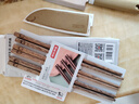 京东京造 筷子 家用食品接触级餐具无漆无蜡儿童筷【鸡翅木实木】3双装 实拍图