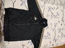 阿迪达斯（adidas）外套男女春季跑步运动立领拉链夹克外套运动服 黑/金 2XL 实拍图