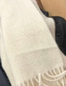 玖慕（JIUMU）纯羊毛围巾女秋冬季围脖女士保暖披肩送女生情人节生日礼物礼盒装 实拍图