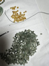 晶屿a货翡翠散珠3.5MM三彩油青玉石迷你圆珠diy配饰隔珠手链项链 晒单实拍图