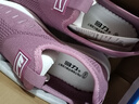 回力（Warrior）官方妈妈鞋夏季女鞋一脚蹬老人鞋软底健步鞋运动休闲鞋子 紫色37 实拍图