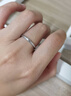 潘多拉（PANDORA）ME系列率性年轮戒指纹理可叠戴情侣对戒生日礼物 黑色纹理 54mm 实拍图