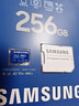 三星（SAMSUNG）256GB TF MicroSD 内存卡 4K高速蓝卡 U3A2V30 读速180MB/s 游戏机无人机运动相机存储卡 PRO Plus 实拍图