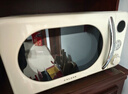 格兰仕（Galanz）复古微波炉 家用小型20L迷你 奶油风百搭复古 易清洁大平板 自动菜单 700瓦省电KAW0-SF2 实拍图