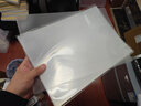 得力（deli）30只A4透明文件套 文件夹L型文件袋 单片两页式文件夹票据合同档案收纳文件快递袋 5706-30 实拍图